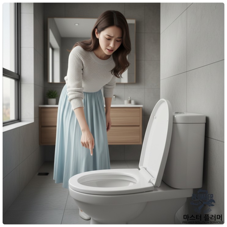 빌라 변기 봉수파괴 — 원문 4페이지 사진
