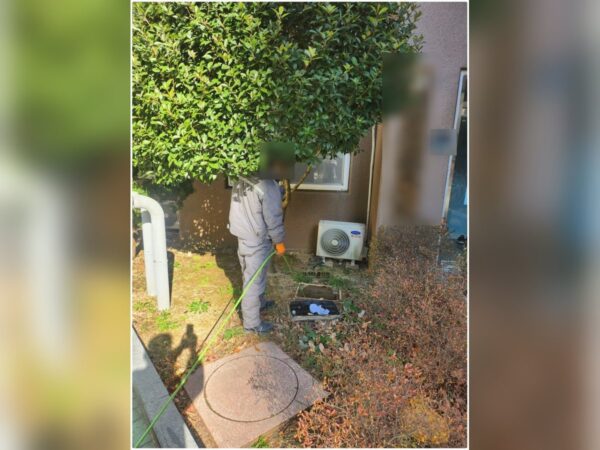 경남 거제시 아파트 위층 배수 때 변기 물빠짐 원인과 해결 | 피트층 배관 내시경 진단과 입상관·횡주관 온수고압세척 사례